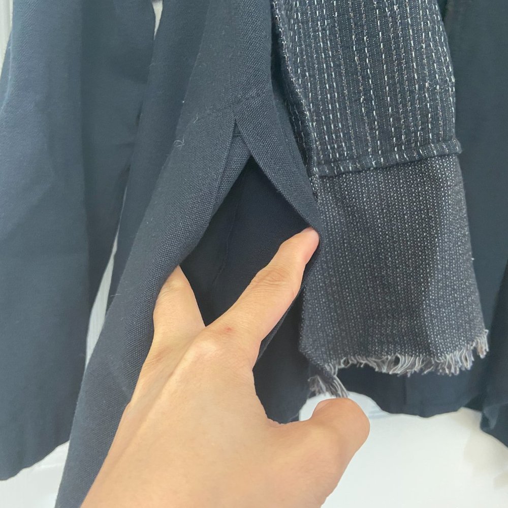 Hand-sewn black shawl collar jacket by Rite of Passage, size L, EUC - Picture 8 of 12